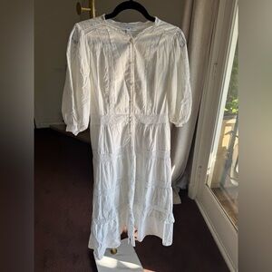 LoveShackFancy for Target white tiered cotton dress size 8!